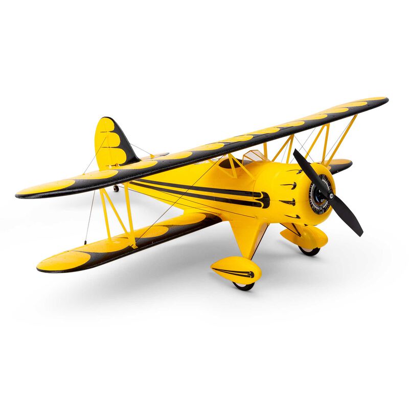 E-Flite UMX WACO Yellow BNF Basic w/AS3X & SAFE