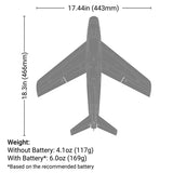 E-Flite UMX F-86 Sabre 30mm EDF BNF Basic