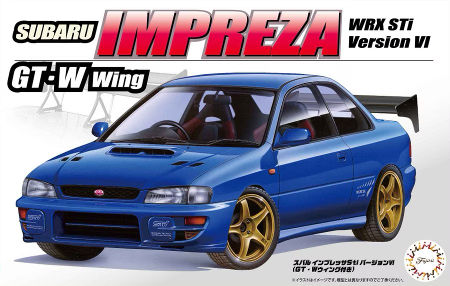 Fujimi 1:24 Subaru Impreza WRX STi Version VI w/GT-W Wing