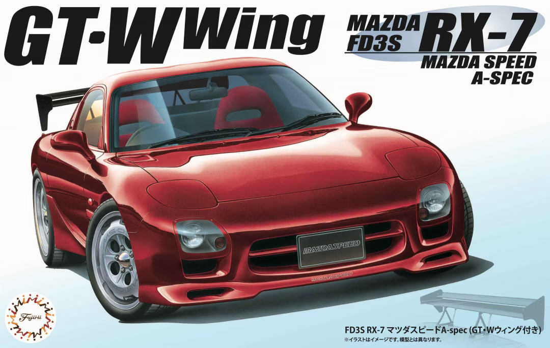 Fujimi 1:24 FD3S RX-7 Mazda Speed A-Spec w/GT-W Wing