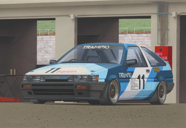 Fujimi 1:24 Trampio AE86 Levin '85