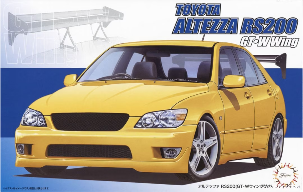 Fujimi 1:24 Toyota Altezza RS200 w/GT W Wing