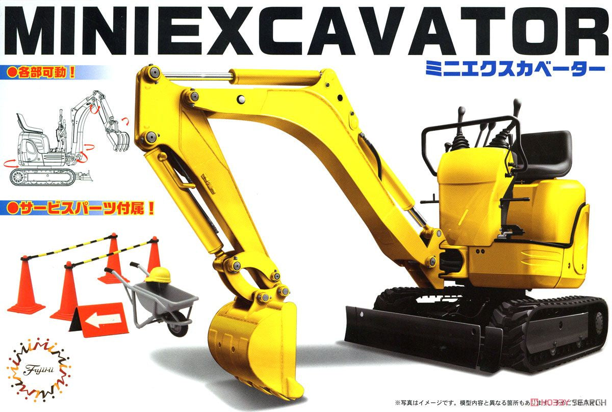 Fujimi 1/32 Mini Excavator with Wheelbar