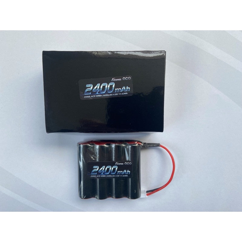 Gens Ace 4.8V 2400mah NiMh TX Flat Battery Pack w/CE-S Plug, Suite DX7s,8.