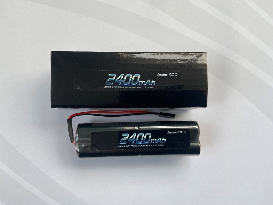 Gens Ace 9.6V 2400mah TX Rectangle Battery Pack w/Futaba Plug