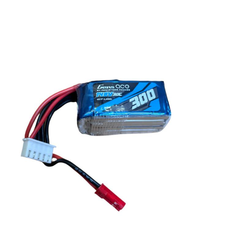 Gens Ace 300mAh 4S 14.8v 30C with JST Plug