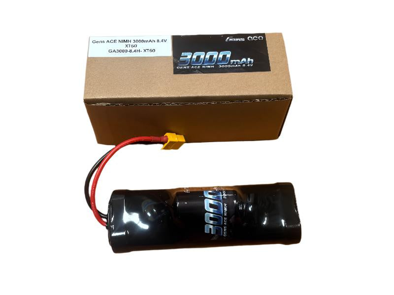 Gens Ace 8.4V 3000mAh NiMh Hump Battery pack  & XT60