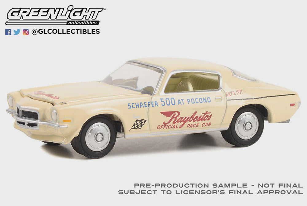 Greenlight 1:64 1971 Chevrolet Camaro Schafer 500
