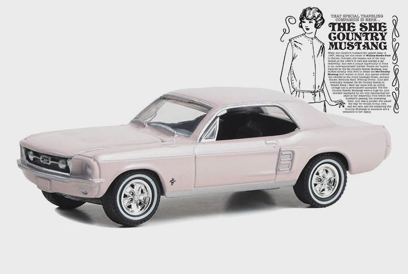 GL 1:64 The She Country 1967 Ford Mustang Cream