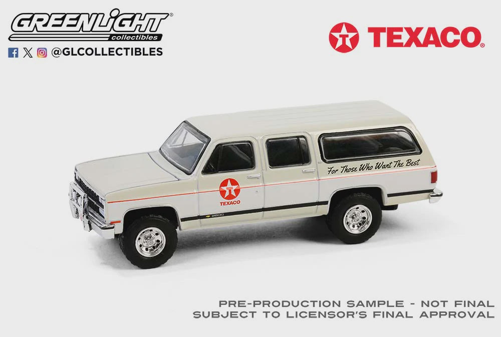 Greenlight 1:43 1990 Chevrolet Surburban Texaco