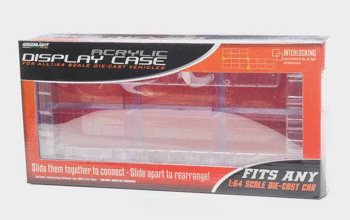 GL 1/64 Car Connecting Acrylic Display Case for 6 Cars