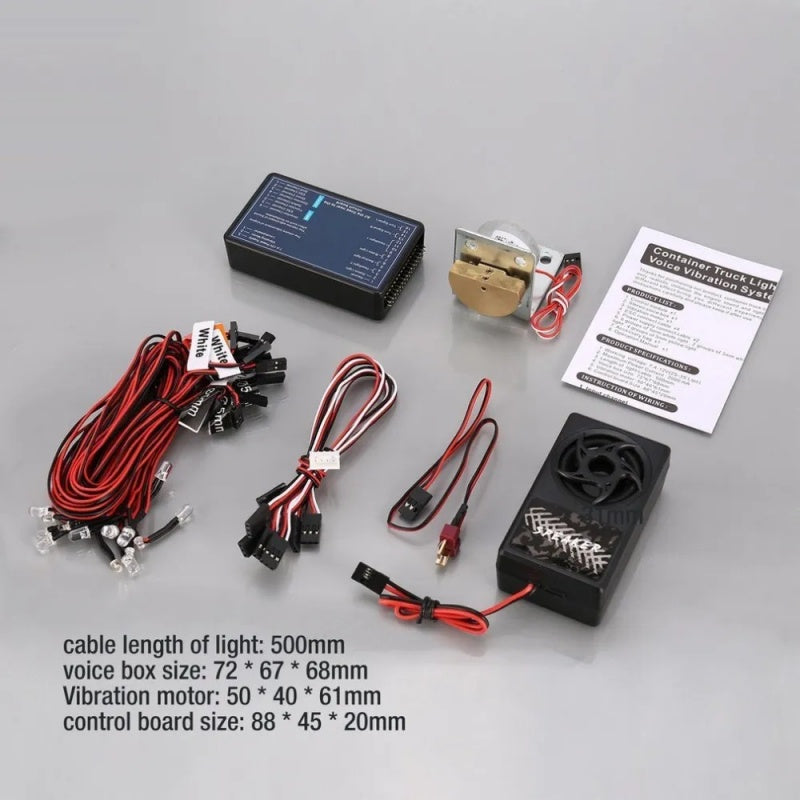 GT Sound, Light and Vibrate System suit Container Truck No.131