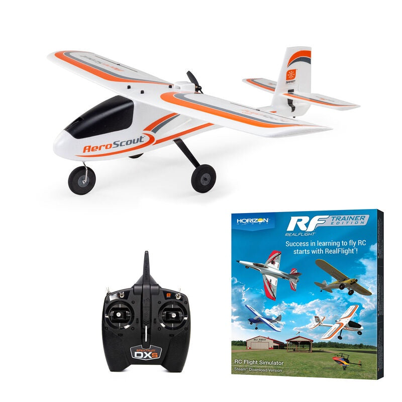 Hobbyzone AeroScout S 2 1.1m RTF Basic w/Safe & RealFlight