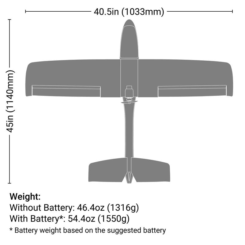 Hobbyzone AeroScout S 2 1.1m RTF Basic w/Safe & RealFlight