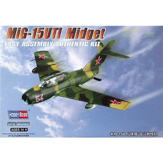 Hobbyboss 1:72 MiG-15UTI Midget Easy Assemble Kit (FMS)