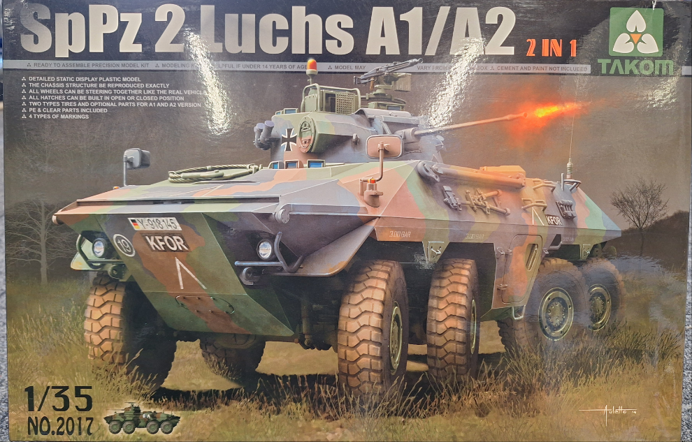 Takom 1:35 SpPz 2 Luchs A1/A2 – Frankton Model Shop