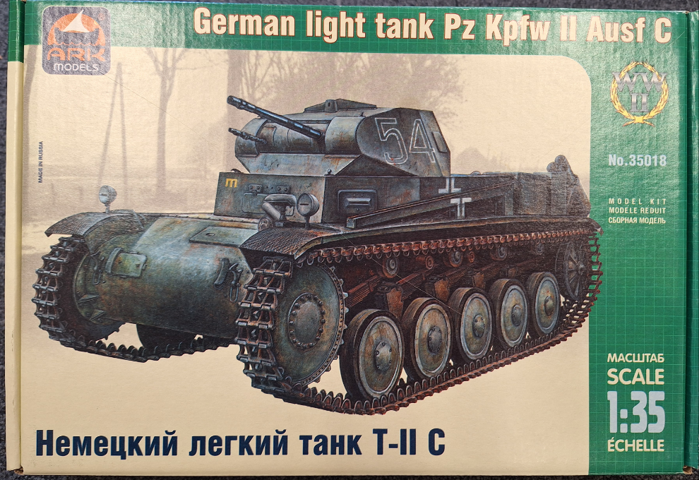 *Vintage* Ark 1:35 German Pz Kpfw Panzer II Ausf C Light Tank