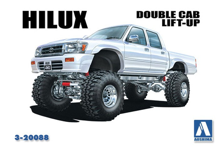 AOSHIMA 1/24 1994 HILUX DOUBLE CAB LIFT UP