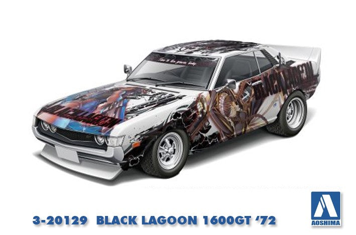 AOSHIMA 1/24 1972 BLACK LAGOON CELICA 1600GT