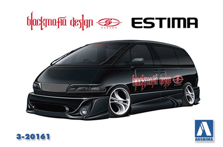 AOSHIMA 1/24 BLACK MAFIA TCR11W ESTIMA'98