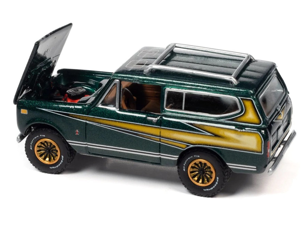 Johnny Lightning 1:64 1979 Inter. Scout II Midas Edit. - Metallic Green