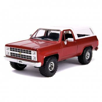 Jada 1:24 Just Trucks 1980 Chevy Blazer K5 Red/White