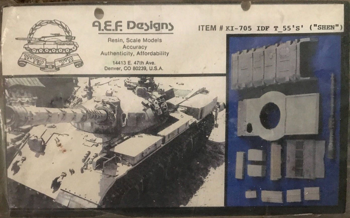 AEF 1:35 IDF T-55 S Shen Resin Conv. Kit