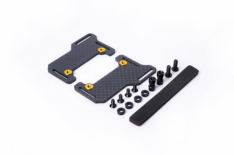Kyosho Mid Optima 2022 Carbon Shorty Lipo Battery Mount Set by Koswork