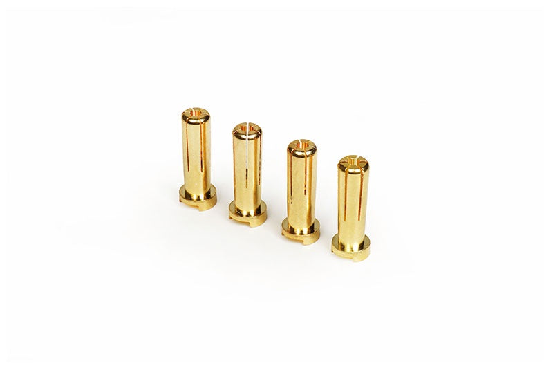 5mm Gold Bullet Connector/Plug (4) by Koswork