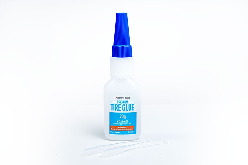 Koswork Tire Glue (Thin) 20g w/ Pin Cap and Tips