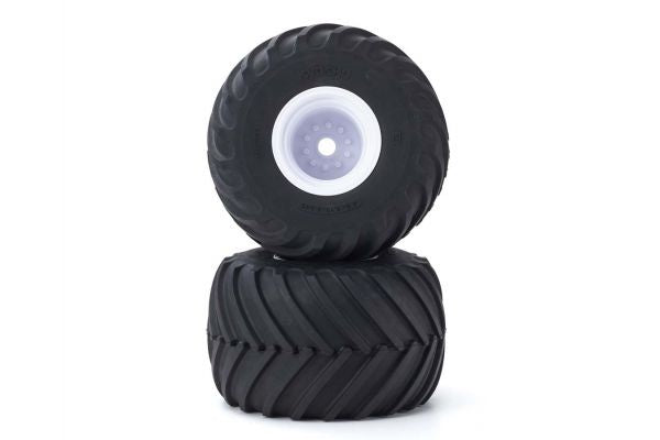 Kyosho T&W: Monster V-tread/WhtRim(2)