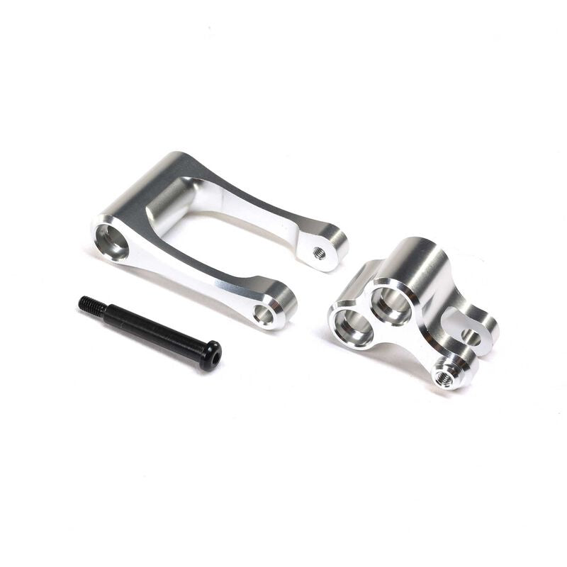 Losi Promoto MX Silver Aluminium Knuckle & Pull Rod