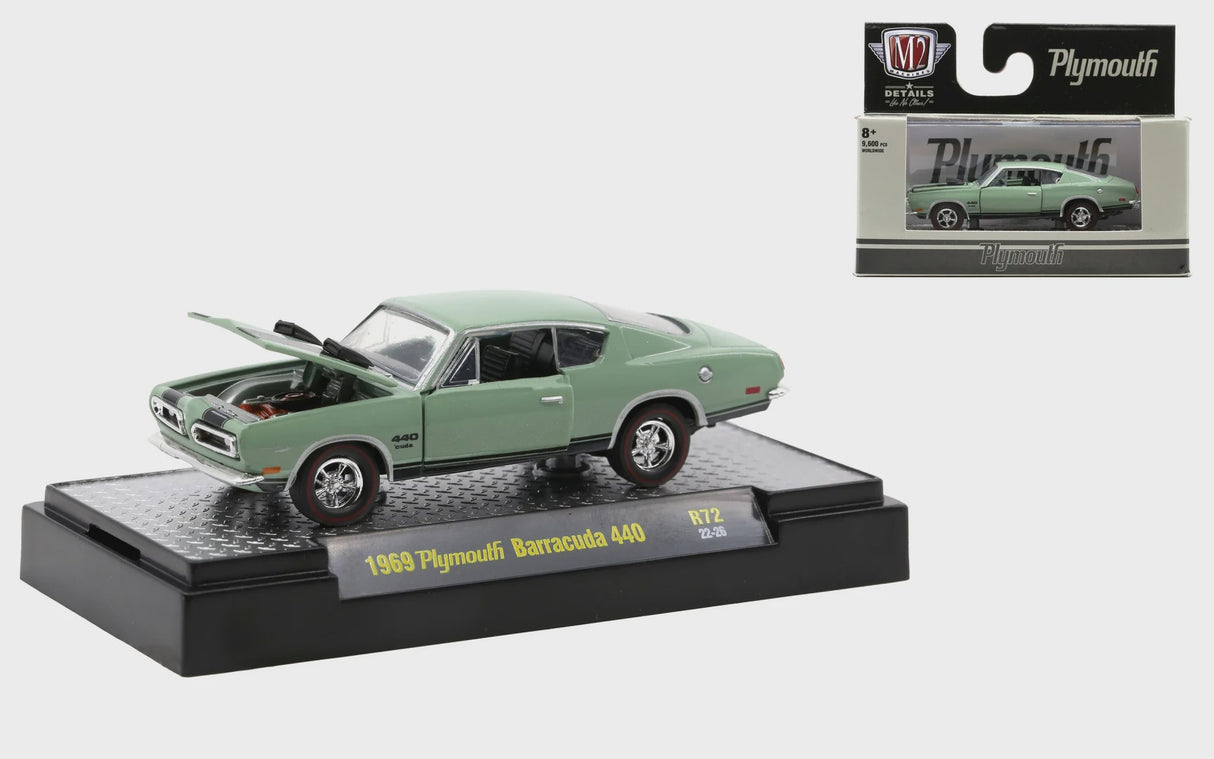 1/64 M2 1969 Plymouth Barracuda 440