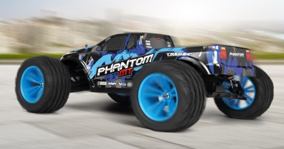 Maverick 1:10 Phantom MT RTR Truggy Blue w/Batt & Char