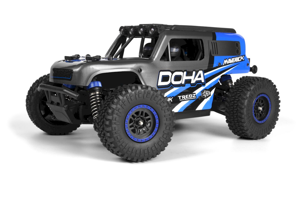 Maverick 1:20 Doha 4WD Desert Truck (Blue) - Batt & Charger