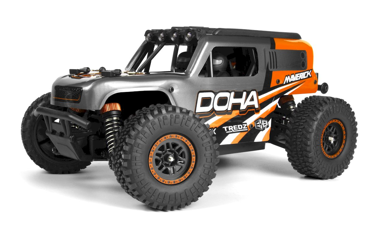Maverick 1:20 Doha 4WD Desert Truck (Orange) - Batt & Charger