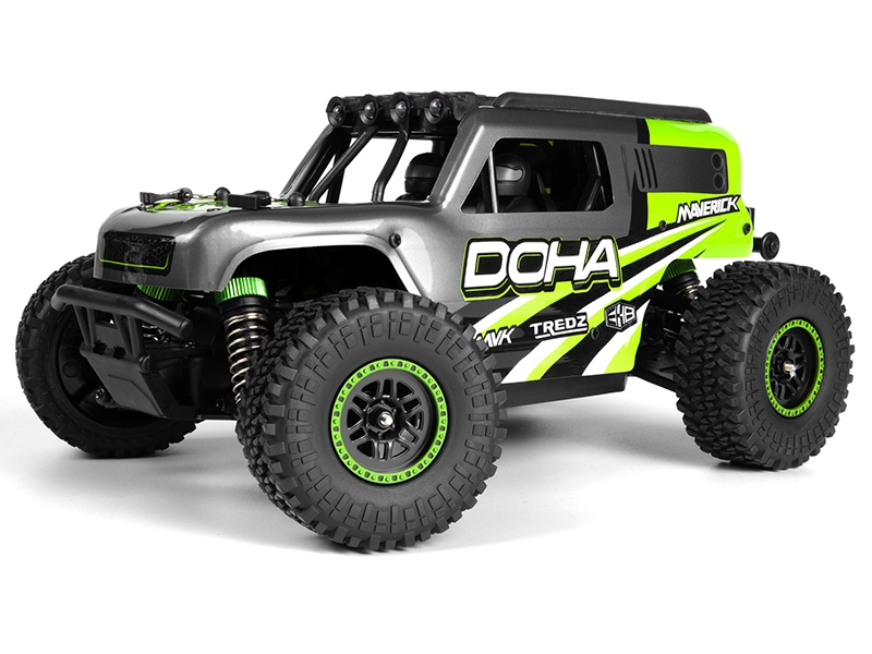 Maverick 1:20 Doha 4WD Desert Truck (Green) - Batt & Charger