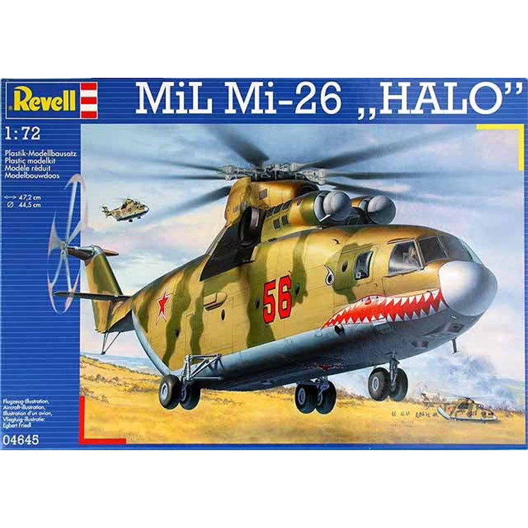 *Unsealed* Revell 1:72 MiL Mi-26 "Halo" Helicopter (LW)