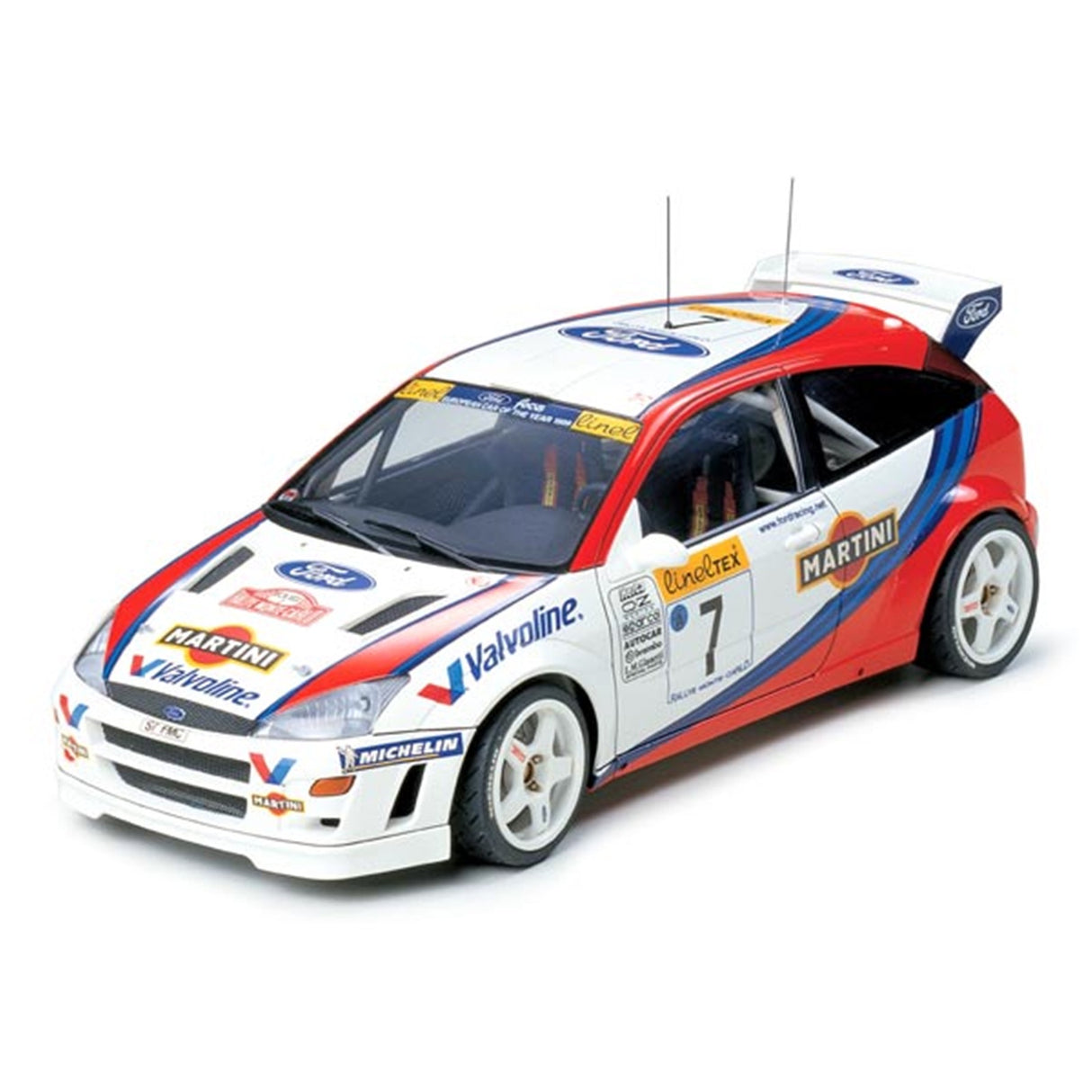 *Aged Decals, Extras* Tamiya 1:24 Ford Focus WRC (LW)