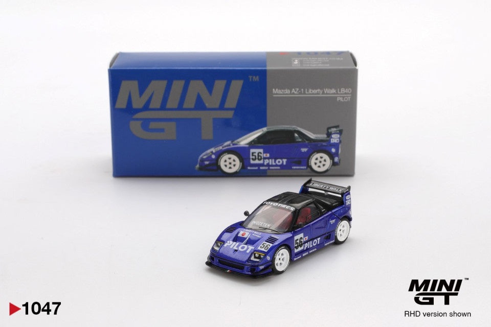 Mini GT 1:64 Mazda AZ-1 Liberty Walk LB40 PILOT
