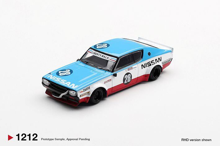 Mini GT 1:64 Nissan Skyline Kenmeri Liberty Walk Nissan Racing '75 concept