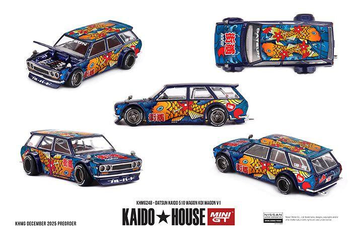 Mini GT 1:64 DATSUN KAIDO 510 WAGON KOI WAGON V1