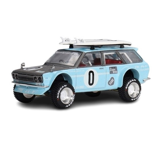 MINI GT 1:64 KAIDO HOUSE DATSUN 510 WAGON 4X4 WINTER HOLIDAY EDITION