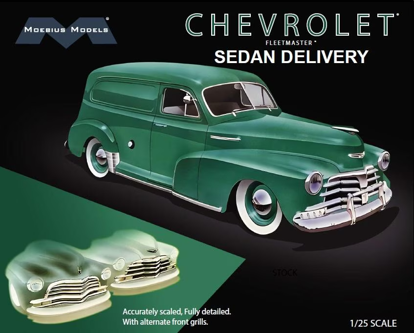 Moebius Models 1/25 1948 Chevrolet Fleetmaster Sedan Delivery