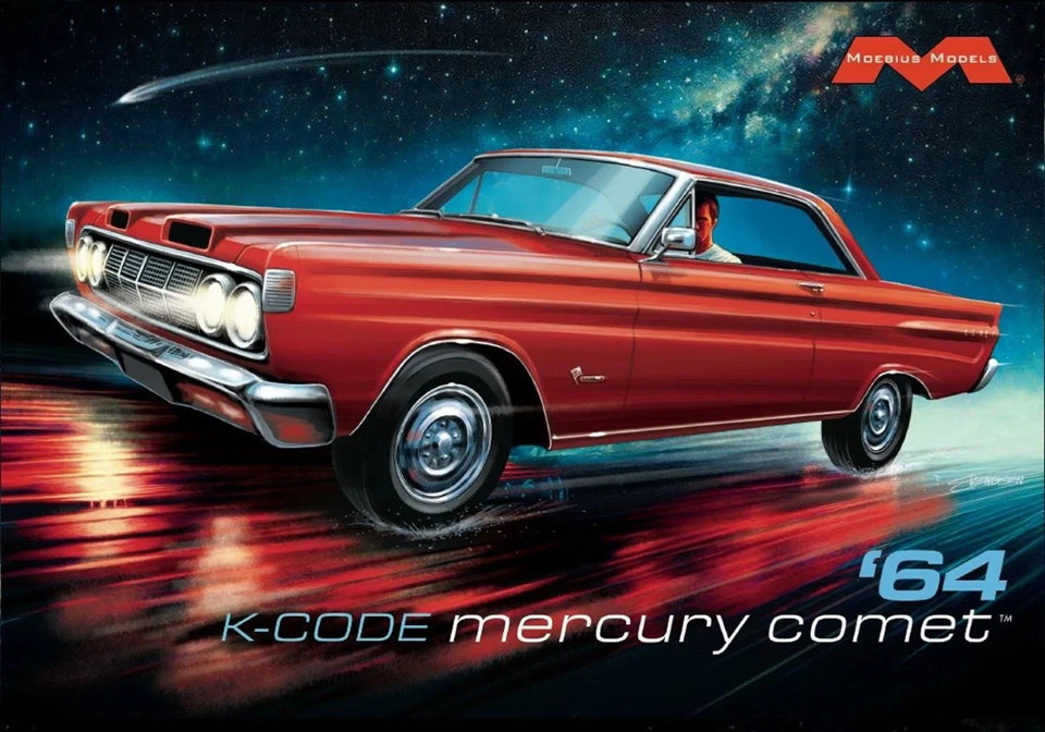 Moebius 1:25 '64 K Code Mercury Comet