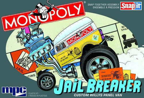 MPC 1/25 MPC MONOPOLY JAIL BREAKER CUSTOM WILLYS PANEL (SNAP)