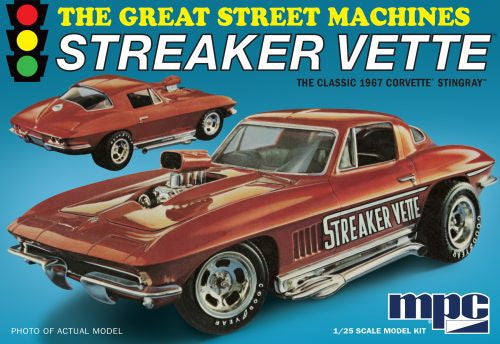 MPC 1/25 1967 CHEVY CORVETTE STINGRAY "STREAKER VETTE"
