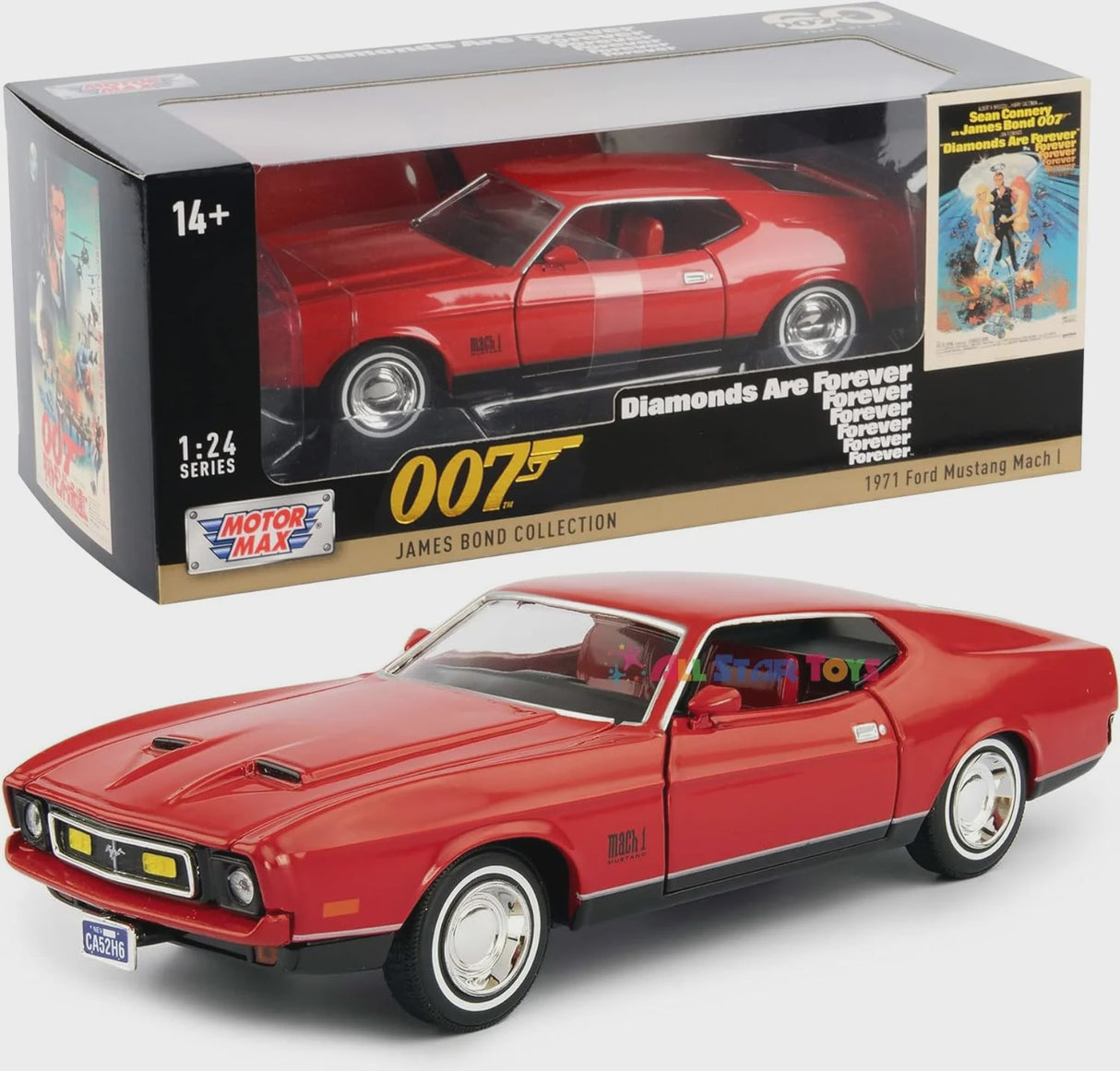 MM 1:24 1971 Ford Mustang  Mach 1 James Bond