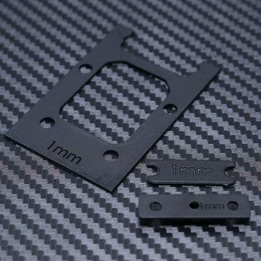 Front 1mm Plastic Gearbox Spacer Set for Mayako MX8 (-22-25)