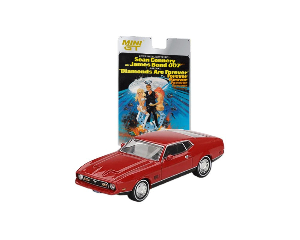 MiniGT Ford Mustang Mach 1 "Diamonds Are Forever" / English Blister Packaging